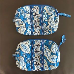 Vera Bradley Medium Cosmetic Bags in Blue Lagoon